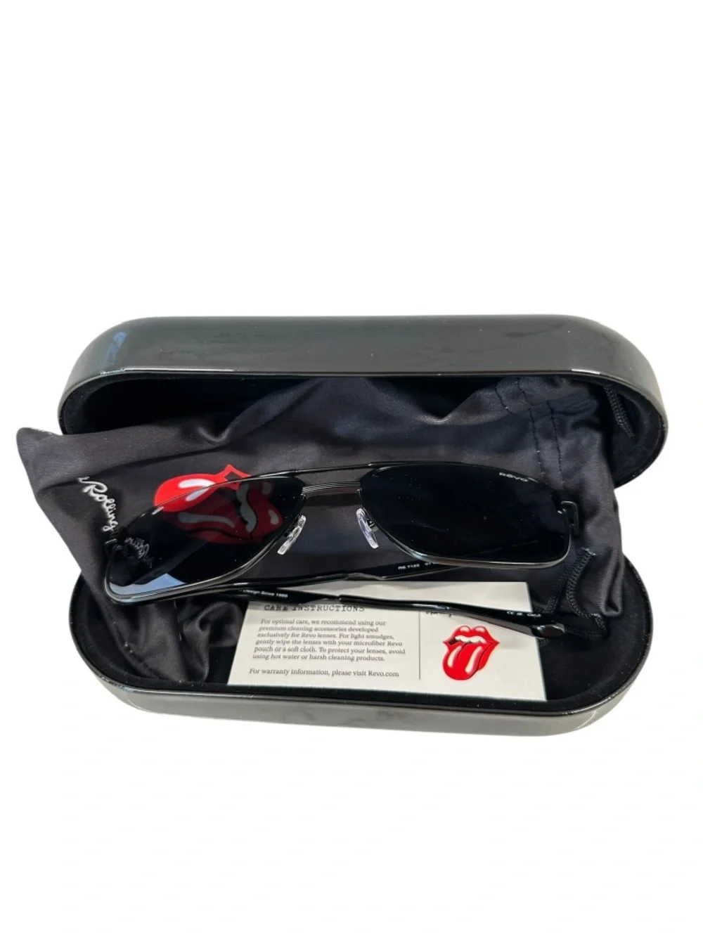 REVO The Rolling Stones Midnight RE7123 Polarized Gray Lenses Unisex Sunglasses